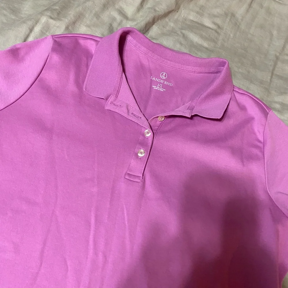Lands End bright pink